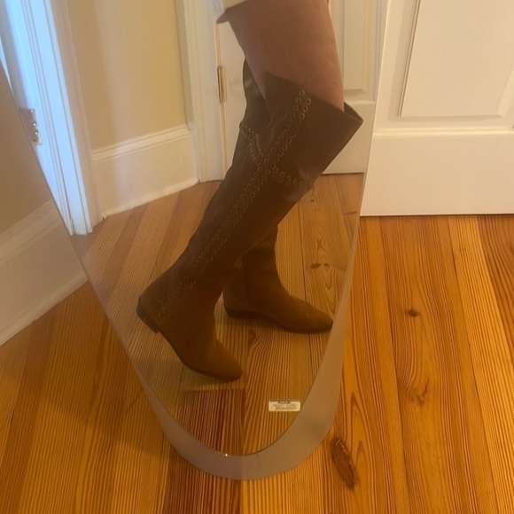 Michael Kors Shoes - Michael Kors  🎉HP🎉🎈Sale🎈tan high suede boots   SALE